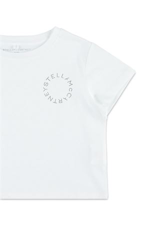 white cotton t-shirt STELLA McCARTNEY KIDS | TY8D22Z0434100